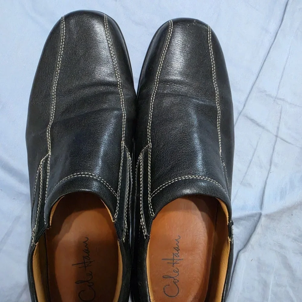 Cole Haan Men's Black Loafers Shoes Size 11M Elevated Style